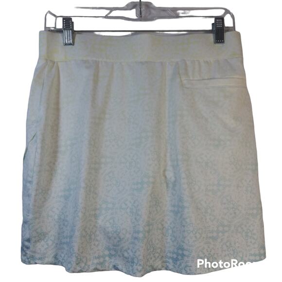 Pebble Beach Dryluxe Performance Ombre Geometric Pull On Skort Size M - Picture 2 of 5